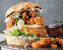 Burger Premium με Καλαμαράκια