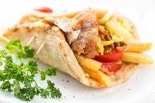 Λαδόπιτα Golden με Vegan Μπιφτέκι