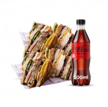 2 Club Sandwich Castellum + ΔΩΡΟ 1 Pepsi 500ml