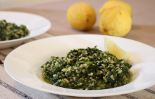 Σπανακόρυζο με Αυγό Μάτι