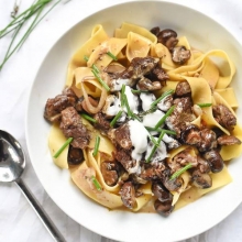 Παπαρδέλες με Μοσχαράκι