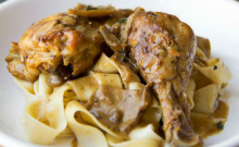 Παπαρδέλες με Κοτόπουλο και Σάλτσα Ντομάτας