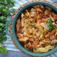 Χοιρινό με Λάχανο