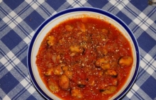 Μύδια Σαγανάκι