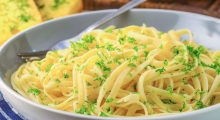Λιγκουίνι με Φιλετάκια Κοτόπουλο και Παρμεζάνα