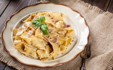 Παπαρδέλες Creamy Crunchy Chicken