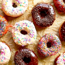 Donut Ροζ Επικάλυψη