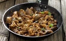 Τηγανιά Συκώτι Μοσχαρίσιο Μερίδα