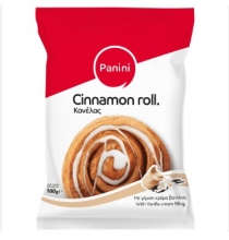 Panini Cinnamon Roll Κανέλας με Γέμιση Κρέμα Βανίλια 100gr