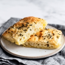 Focaccia Χωριάτικη (νηστίσιμη)
