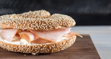 Κουλούρι Bagel Γαλοπούλα