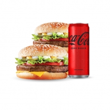 2 Special Burger + 1 Coca-Cola 330ml ΔΩΡΟ
