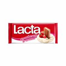 Lacta Strawberry και Cream (100gr)